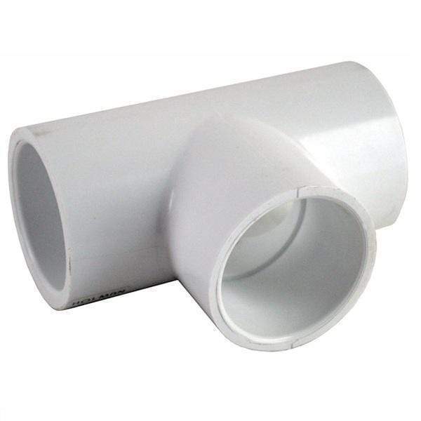 PVC Tee 40mm Pool Pipe Plumbing T 3 Way Joiner PN9 Pressure Joint eBay